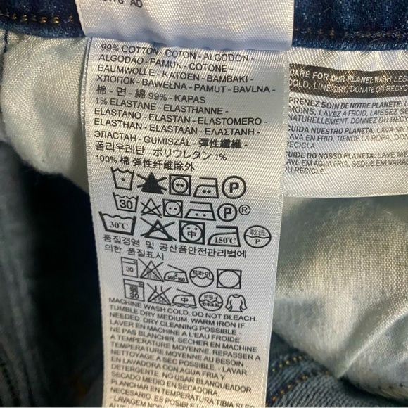 Levi’s 515 Bootcut Jeans Women’s Size 16L - W33 L34 Dark Wash Kicker Western EUC - Picture 5 of 7